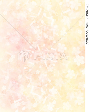 音符與櫻花 No.03 的背景圖解 音符與櫻花 No.03 的背景圖解 84902623