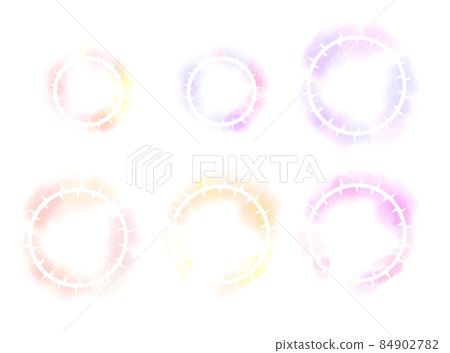 Thorn watercolor frame Thorn watercolor frame 84902782