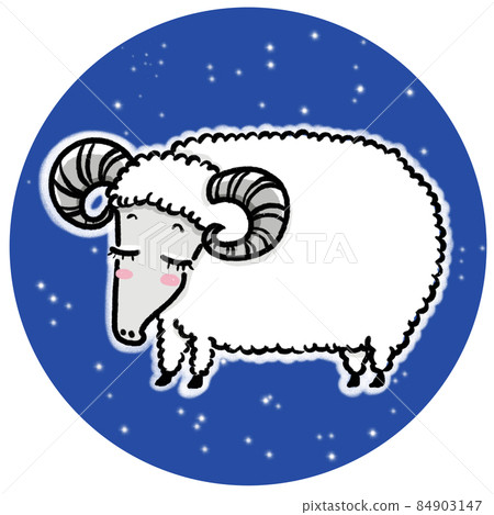 12 constellations cute illustration material 84903147
