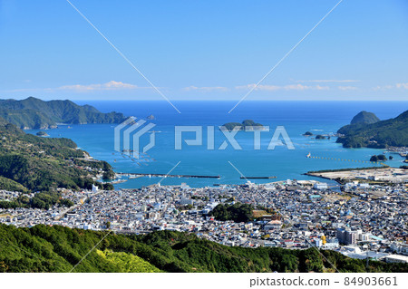 View of Owase Bay from Kaijiyama Observatory [Owase City, Mie Prefecture] 84903661