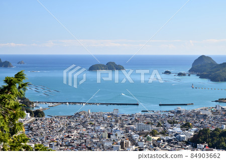 View of Owase Bay from Kaijiyama Observatory [Owase City, Mie Prefecture] 84903662
