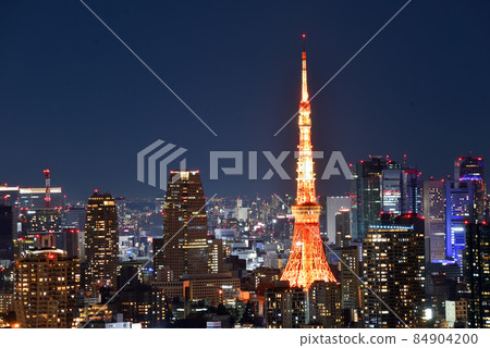 Tokyo cityscape night view Tokyo cityscape night view 84904200