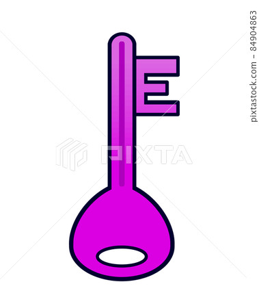 Key (purple) - Stock Illustration [84904863] - PIXTA
