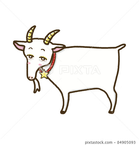 12星座可愛插畫素材/摩羯座 12星座可愛插畫素材/摩羯座 84905093