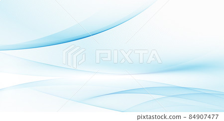 Abstract blue wavy background.Smooth blue lines.Design template Abstract blue wavy background.Smooth blue lines.Design template 84907477