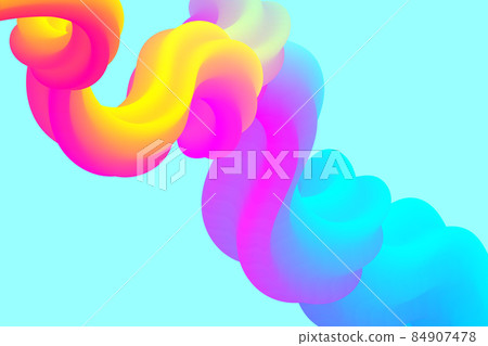 Colored fluid wave, abstract fluid wave flow background.Vector illustration Colored fluid wave, abstract fluid wave flow background.Vector illustration 84907478