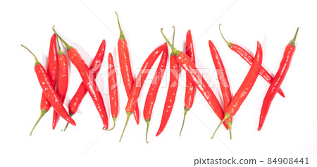 Red hot chili peppers isolated Red hot chili peppers isolated 84908441