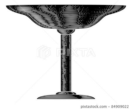 Chalice Grail Cup Goblet Woodcut Vintage Icon Chalice Grail Cup Goblet Woodcut Vintage Icon 84909022