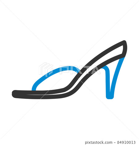 Woman Pom-pom Shoe Icon 84910013