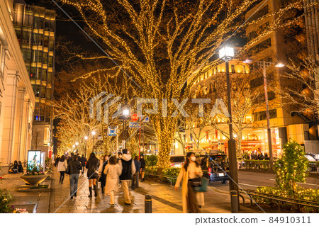 東京表Omotesando·冬季照明 84910311