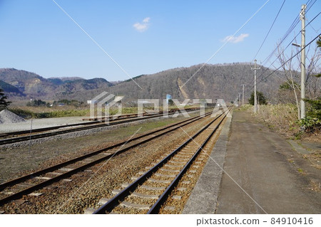 Shizukari Station premises (Muroran Main Line, JR Hokkaido) 84910416