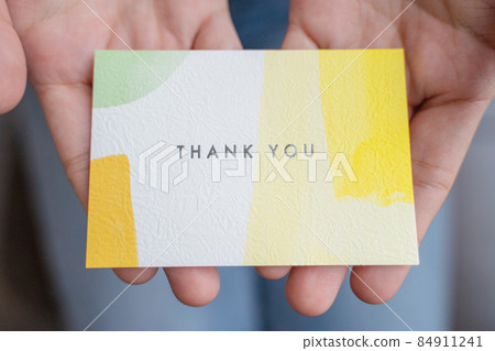 Thank you Image material to convey thank you 84911241