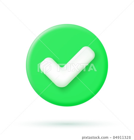 Realistic Right 3D Button Realistic Right 3D Button 84911328