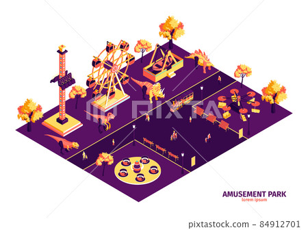 Amusement Park Concept Amusement Park Concept 84912701