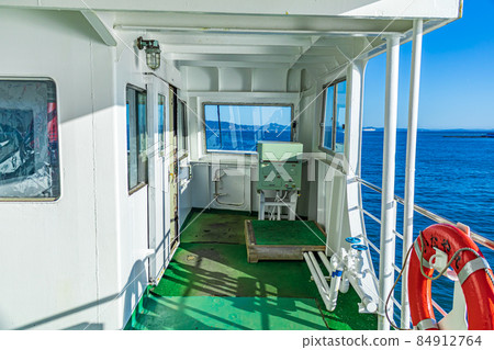 [Image material] Ferry deck 84912764