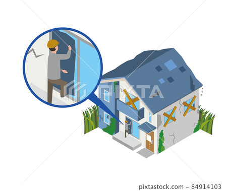 Unoccupied house problem: Invasion of suspicious persons 84914103