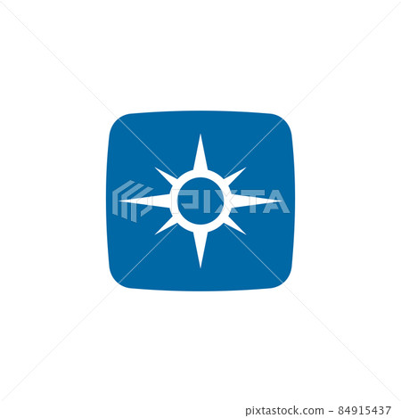 Compass icon app logo design Compass icon app logo design 84915437