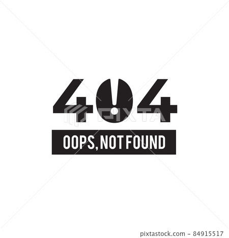 Error 404 not found symbol logo design 84915517