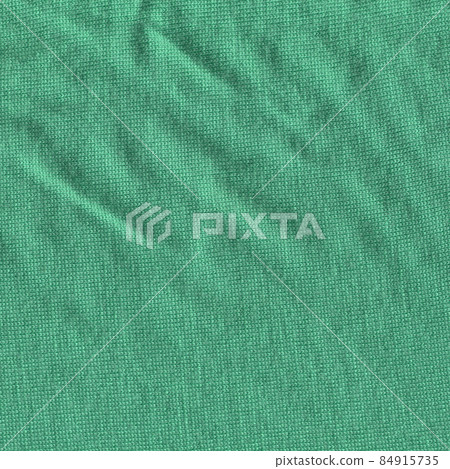 Turquoise knitted boho fabric texture with blank space for ads 84915735