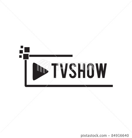 TV channel program logo design - Stock Illustration [84916640] - PIXTA