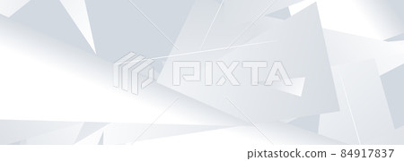 White abstract wide banner graphic design presentation template background with diagonal lines 84917837