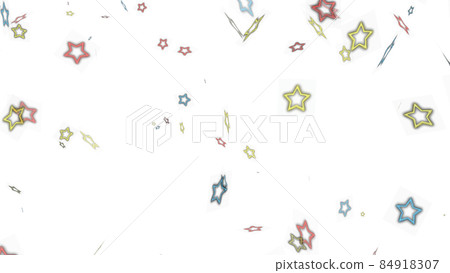 CG star Many dancing colorful stars CG star Many dancing colorful stars 84918307