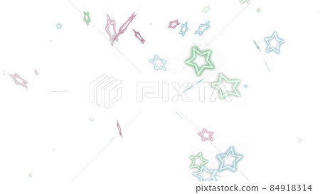 CG 明星 許多跳舞的五顏六色的星星 CG 明星 許多跳舞的五顏六色的星星 84918314