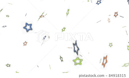 CG star Many dancing colorful stars CG star Many dancing colorful stars 84918315