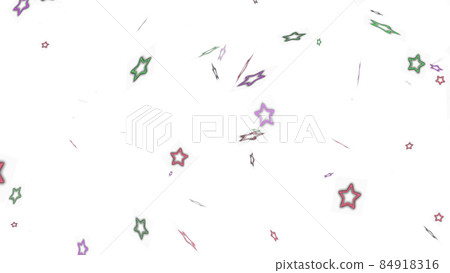 CG star Many dancing colorful stars CG star Many dancing colorful stars 84918316