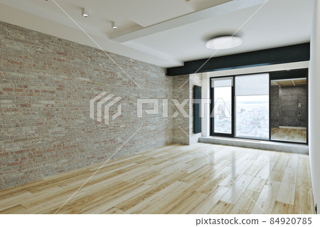 Moving house, apartment interior. 3D rendering imege 84920785