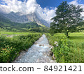 Engalm Valley at Karwendel mountains in Austria 84921421