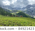 Engalm Valley at Karwendel mountains in Austria 84921423