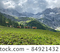 Engalm Valley at Karwendel mountains in Austria 84921432