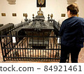 Munich, Germany- August 10, 2021:Tourist near Tomb of King Ludwig II of Bavaria 84921461