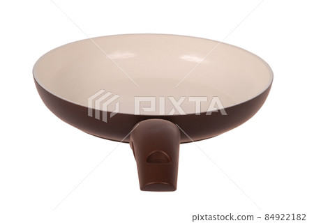 Photo of brown ceramic frying pan 84922182