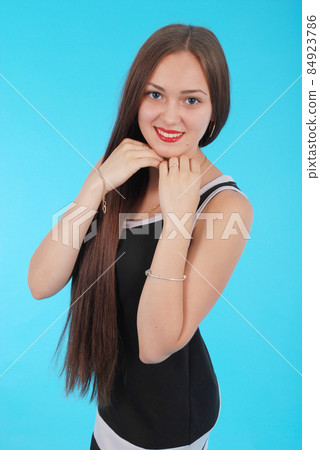 Cheerful young girl Cheerful young girl 84923786