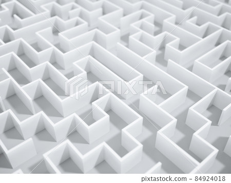 White infinite maze 84924018