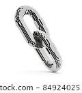 Blockchain digital chain 84924025