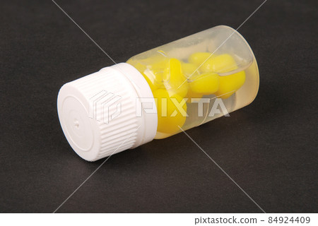 Close up synthetic yellow corn for fishing 84924409