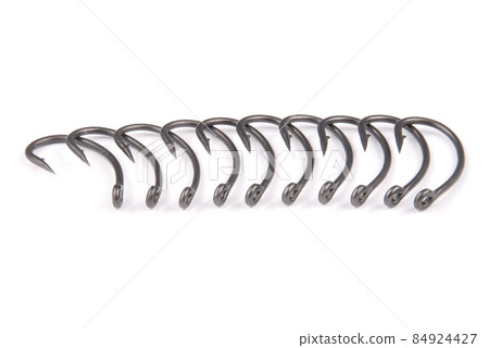 Sharp steel fishing hooks 84924427