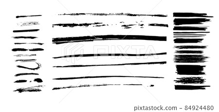 Lines hand drawn lines ornament frame vector set illustration Lines hand drawn lines ornament frame vector set illustration 84924480
