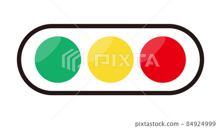 Simple icon of traffic light Simple icon of traffic light 84924999