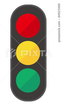 Vertical traffic light icon black 84925000