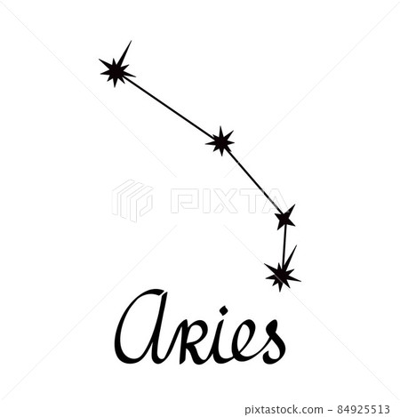 Zodiac constellation collection simple vector illustration, Aries astrology horoscope symbol for future events prediction, stars connected with lines Zodiac constellation collection simple vector illustration, Aries astrology horoscope symbol for future events prediction, stars connected with lines 84925513