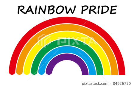 Rainbow pride rainbow mark 84926750