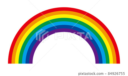 Rainbow simple icon Rainbow simple icon 84926755