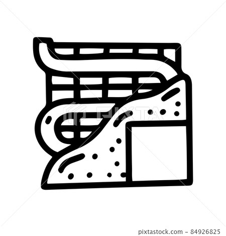 warm floor layers line vector doodle simple icon warm floor layers line vector doodle simple icon 84926825