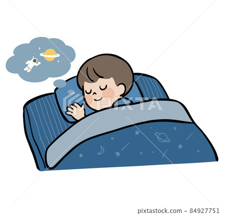 Illustration of a sleeping child - Stock Illustration [84927751] - PIXTA