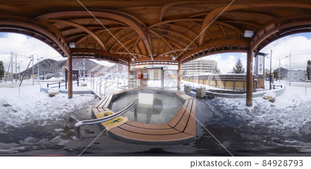 冬季貞屋溫泉足浴（360°VR素材） 84928793