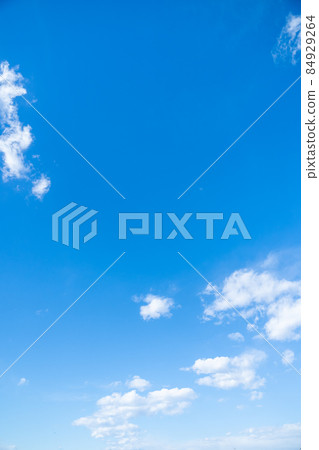 Sky Clouds Blue Sky White Clouds Synthetic Background Material Photo Material 84929264